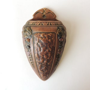 Roseville Florentine Wall Vase Vintage 1920&#39;s