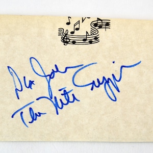 RARE Dr John &quot;The Night Tripper&quot; Autographed Card