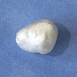 RARE Natural Mississippi River Pearl Vintage 1/2 Drilled 10.5mm image 7