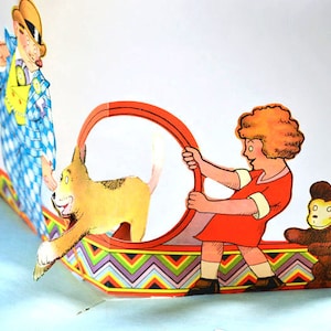 First Edition 1935 The &quot;Pop-Up&quot; Little Orphan Annie And Jumbo, The Circus Elephant by Harold Gray