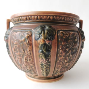 Roseville Florentine Jardiniere Vintage 1920&#39;s #602-6&quot;