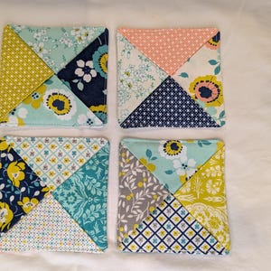 Posavasos de tela - Juego de 4