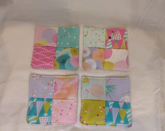 Fabric Coasters - Set of 4