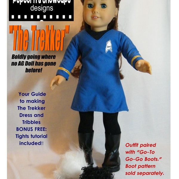 Star Trek Costume PDF pattern for your American Girl Doll