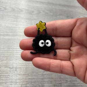 Selbstklebender Ruß Sprite Patch, Fuzzy Aufkleber, Planer Aufkleber, Notebook Dekor, Journal Aufkleber, Totoro