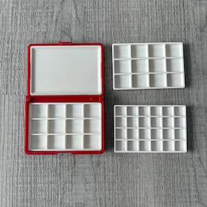 Paint Palette - Travel Paint Palette - Empty Paint palette - Mini Palette - Travel Portable Painting Supplies - insert