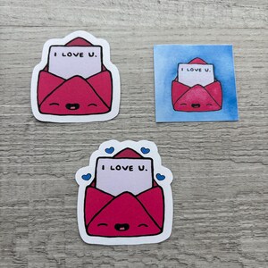 Love Love Aufkleber, Journal Aufkleber, Kindle Aufkleber, Liebesbrief, Sticker, Valentine
