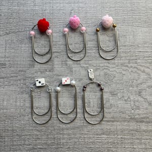 Handmade Planner Charms - Planner Clip - Decorative Paper Clip - Cute Planner Accessory
