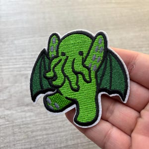 Parche de Cthulhu, parches autoadhesivos, parche de pegatinas, parche de pulpo, parche de monstruo kawaii