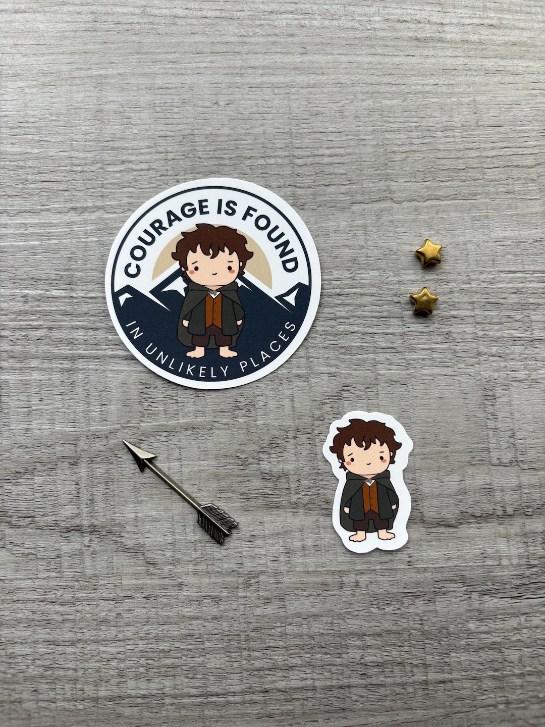 Frodo Sticker Cute Hobbit Sticker - Frodo Inspired Sticker - LOTR - Magical Planner ...