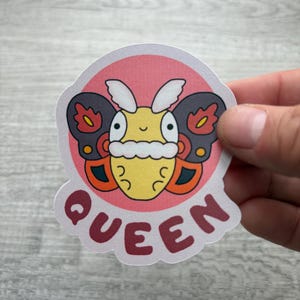 Mothra inspired Sticker, Godzilla, Anime Sticker, Kawaii Mothra, Queen of the Monsters