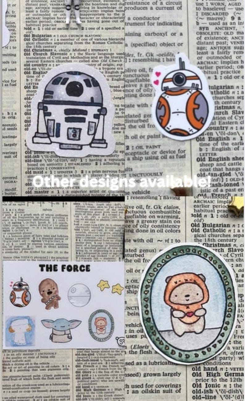 Ewok Sticker - Star Wars -kawaii - Planner Sticker - Cute Bear ...