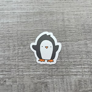 Happy Penguin Sticker - Cute Sticker -Kawaii - Planner Sticker - Cute - Animal Stickers