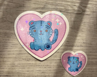 Adesivo KPDH, adesivo cacciatore di demoni gatto, adesivo cacciatore di demoni K-pop, rumi, cacciatore di demoni, cacciatore di demoni k pop, adesivo kawaii