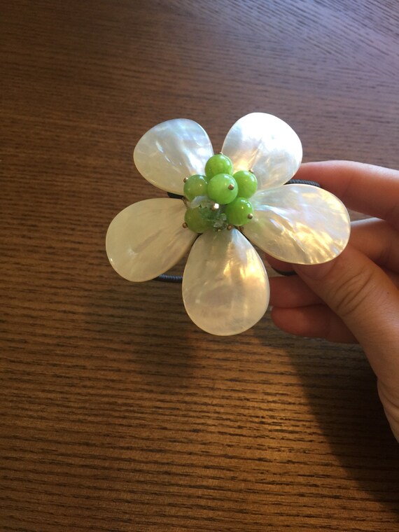 Shell Stone Beaded  Adjustable Bracelet - image 2