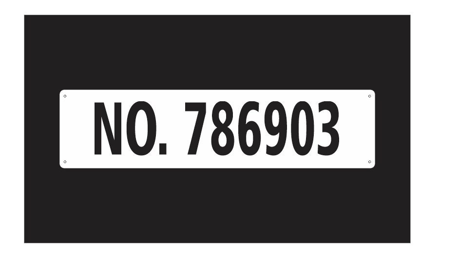 Coast Guard Documentation Placard, Vessel Official Number Etsy