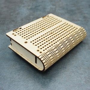 Travel Cribbage Board Living Hinge Natural image 1