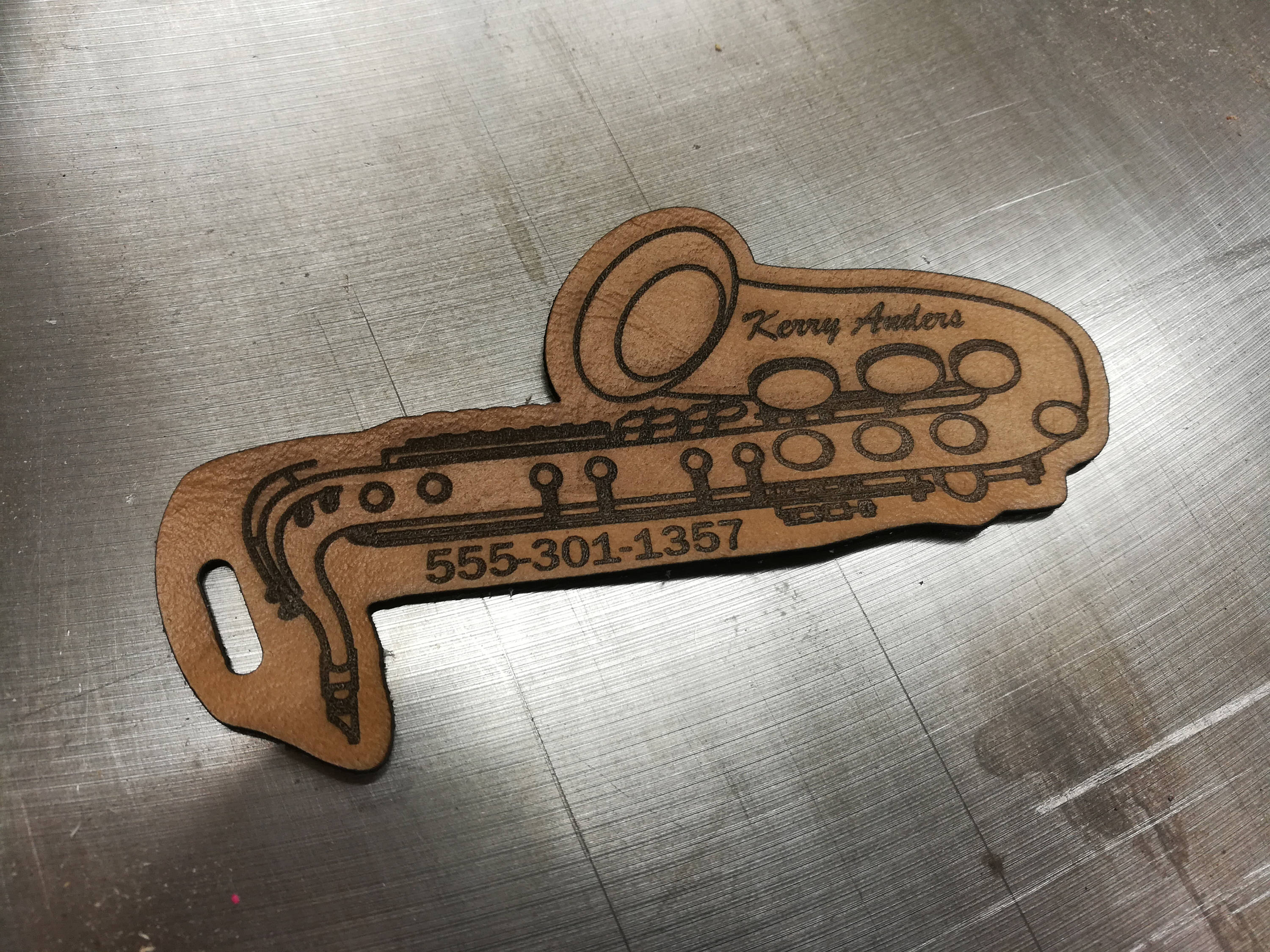 Instrument Case ID Tag Etsy