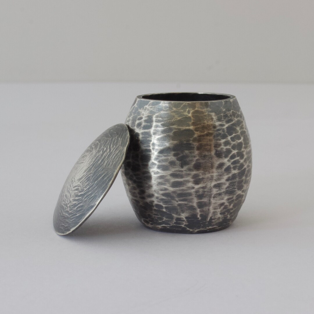 Small Sterling Silver & Fine Silver Synclastic Vessel - Etsy