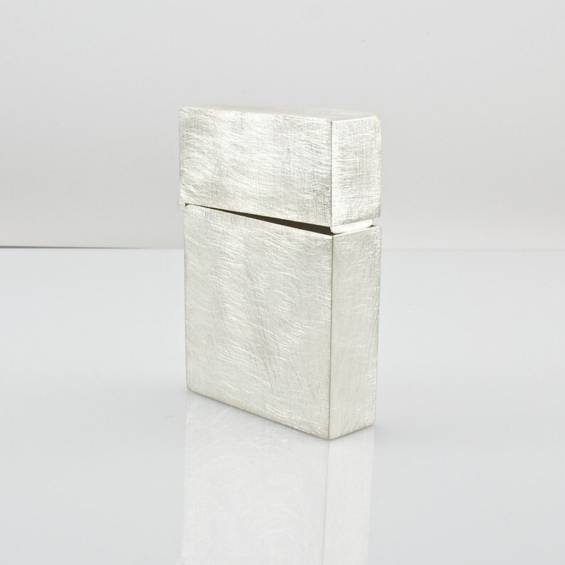 Sterling Silver Pocket Case Sterling Silver Box Small Etsy