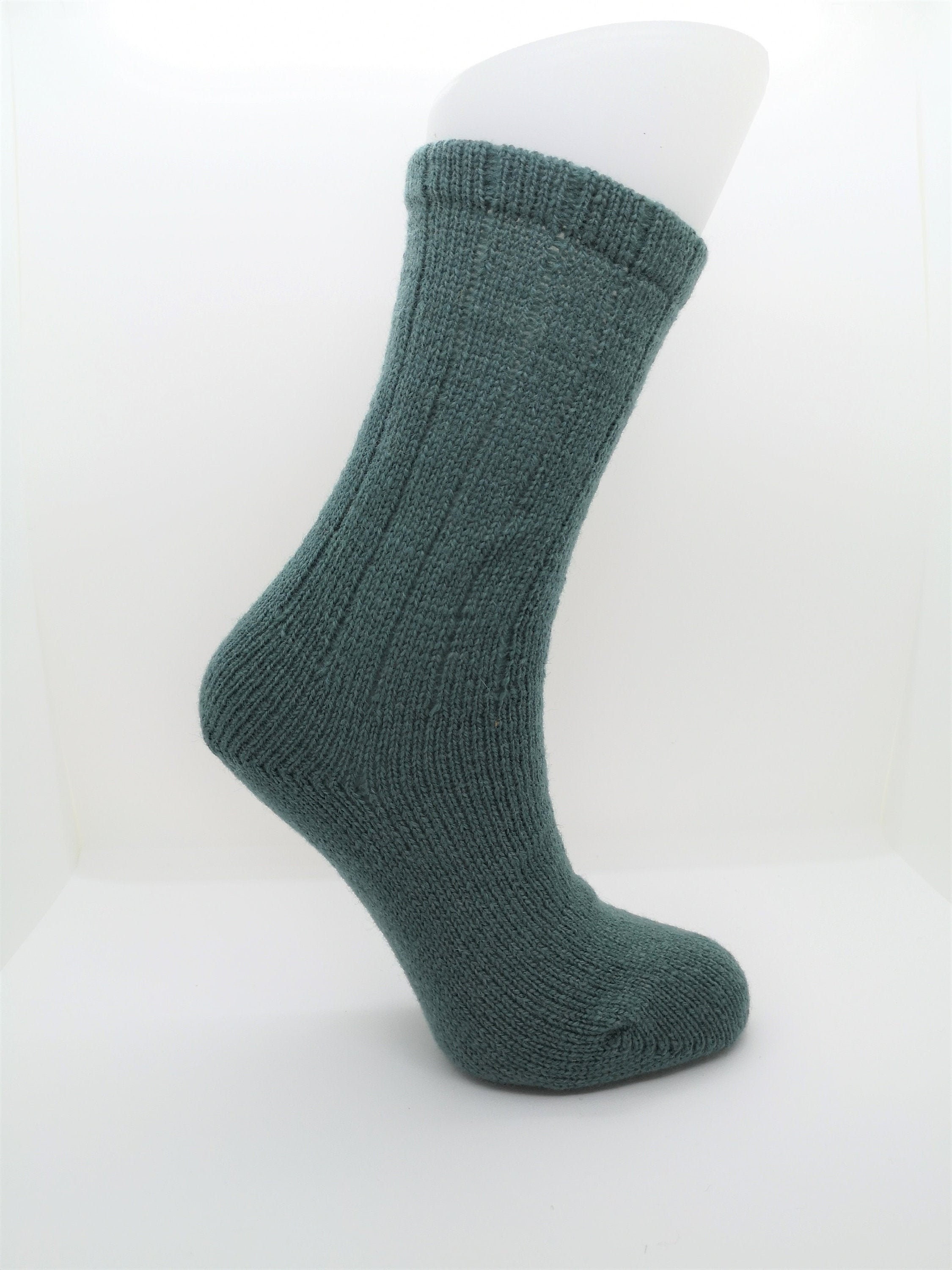 100 Pure Shetland Wool Bed Socks Sage Green Etsy Australia