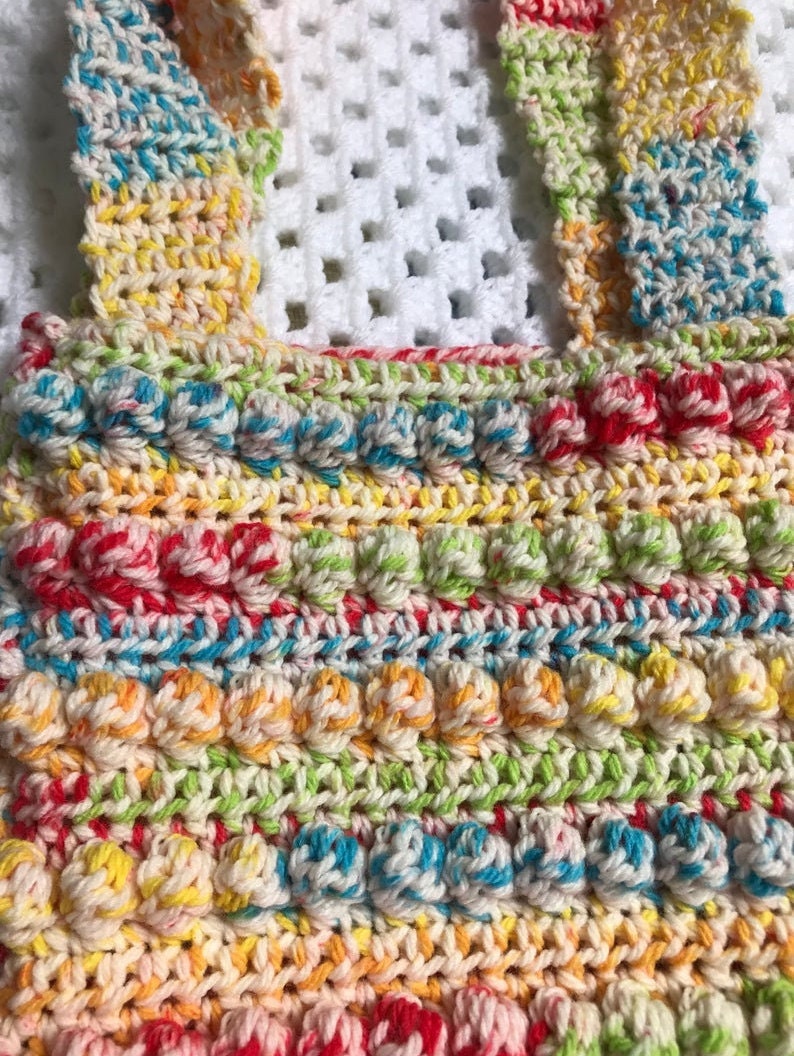 40 Crochet Shoulder Bags with Crossbody Bags, Tote Bags, and Bucket Bags 19 Crochet Bobble Bag