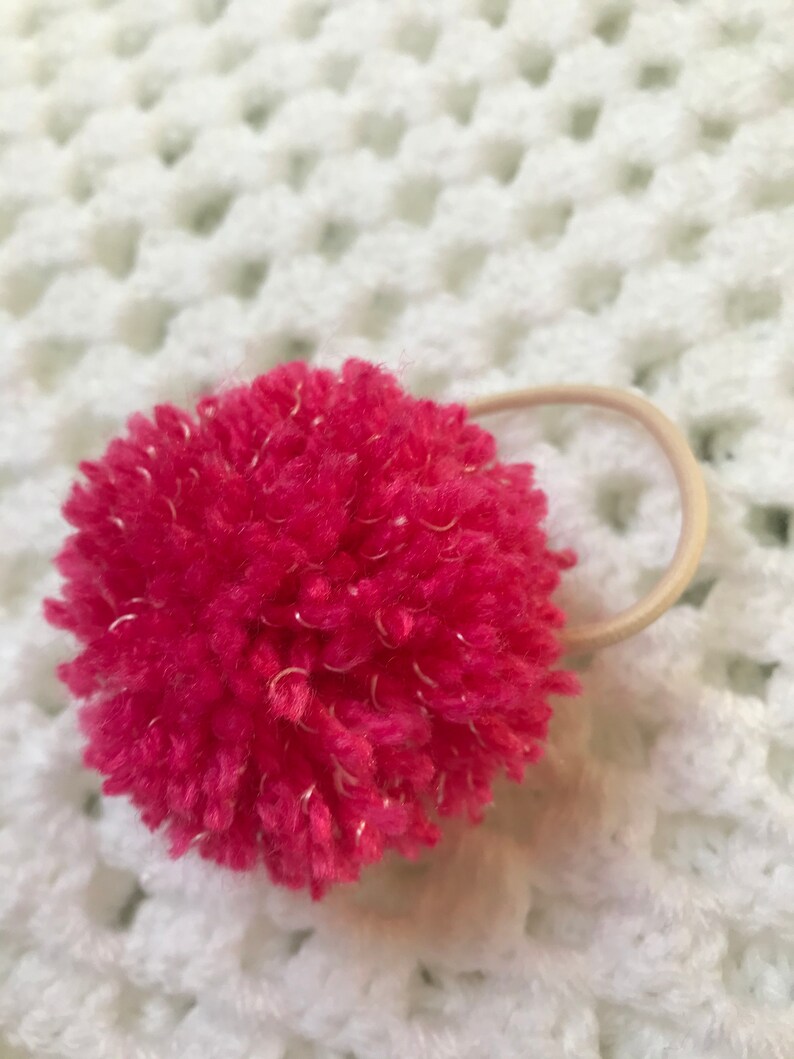 puff ball hair tie