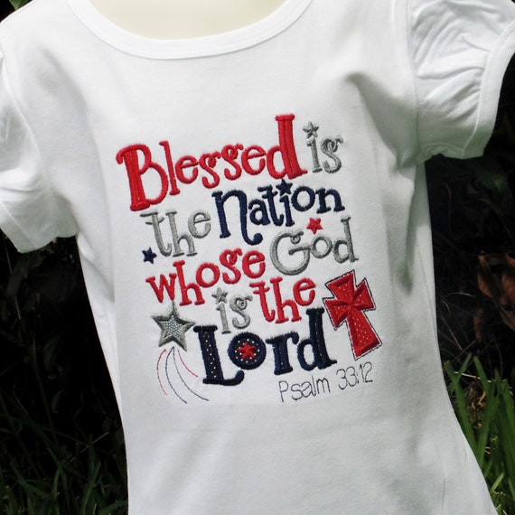 July Shirt Christian Patriotic Tee 