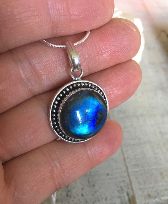 Fiery Labradorite Necklace