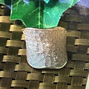 SPRING/SUMMER Sale! Charles GARNIER: Sterling Silver Textured Hammered Saddle Ring 13.1 Grams Size 7 -Textured Sterling Silver Vintage Ring
