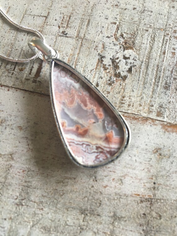 Beautiful Eye-Catcher Mexican Laguna Lace Agate P… - image 3