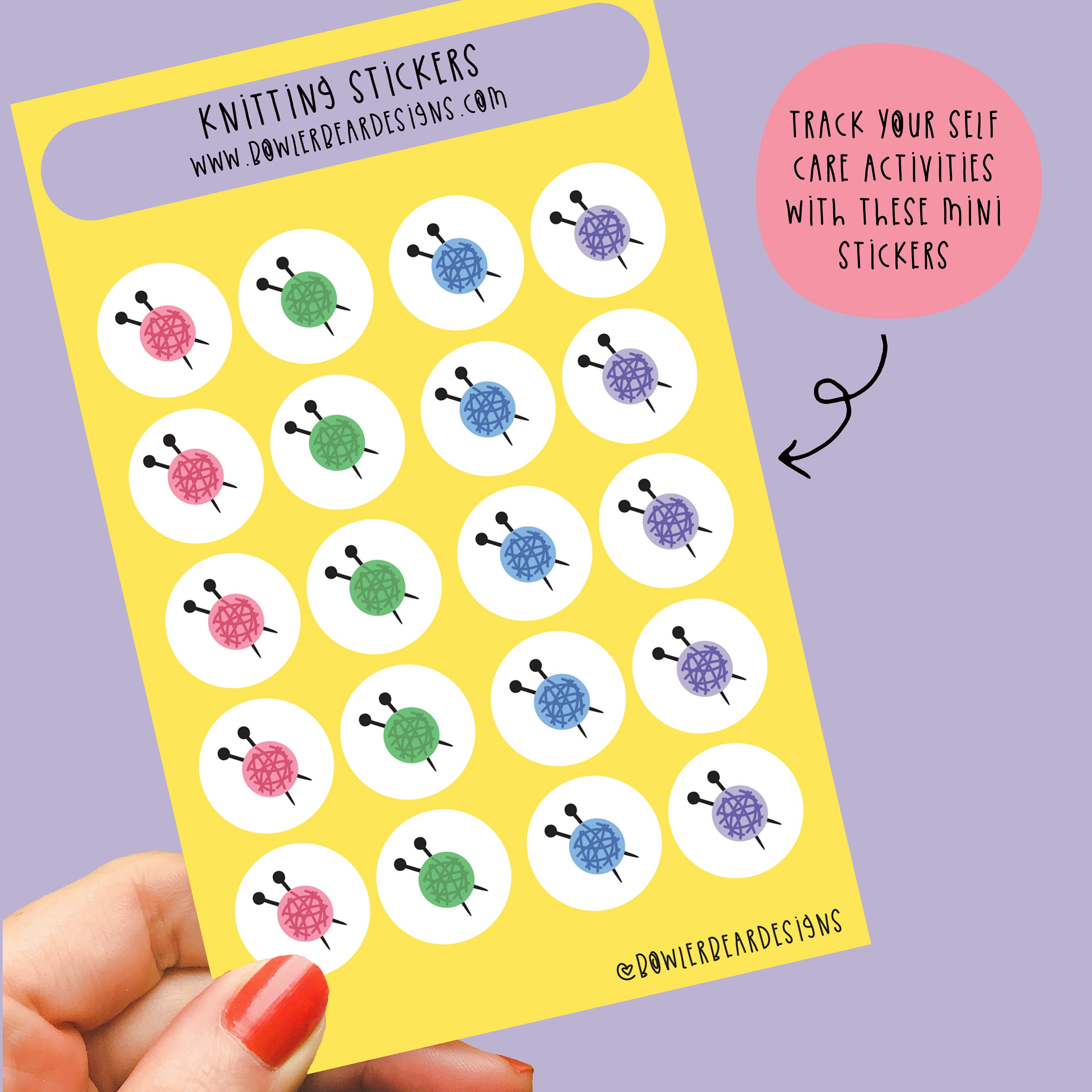 Glitter decal Positive educational gift. Mental wellbeing Sticker ...