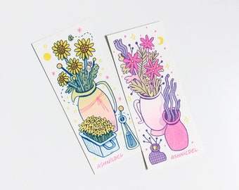 SUN + MOON BOUQUET | Risograph Prints | Stationery | Floral