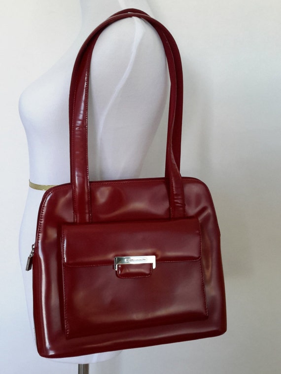 Clara Handbag in Dark Berry