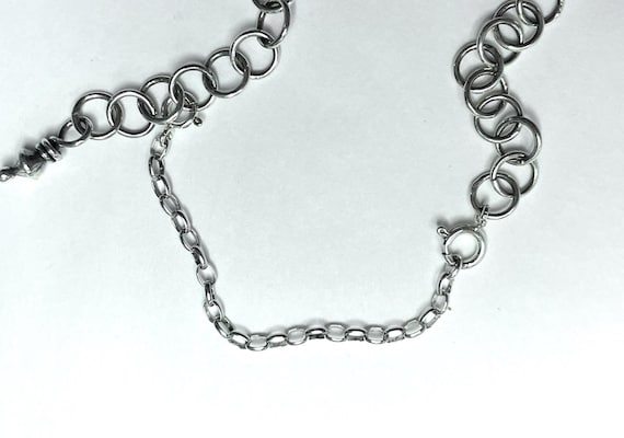Sterling Chain Extender for Necklaces
