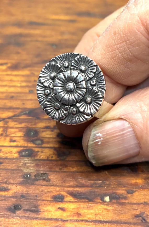Sterling Silver Flower Ring