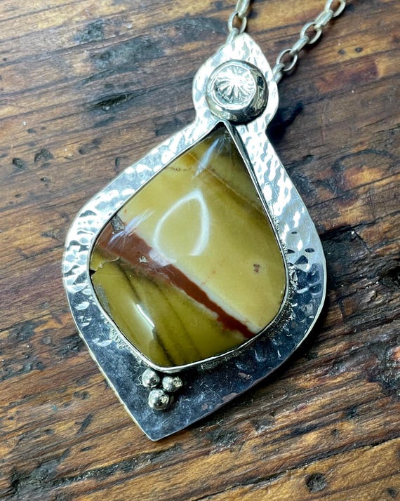Moorish,, Berber Inspired Polychrome Jasper Pendant