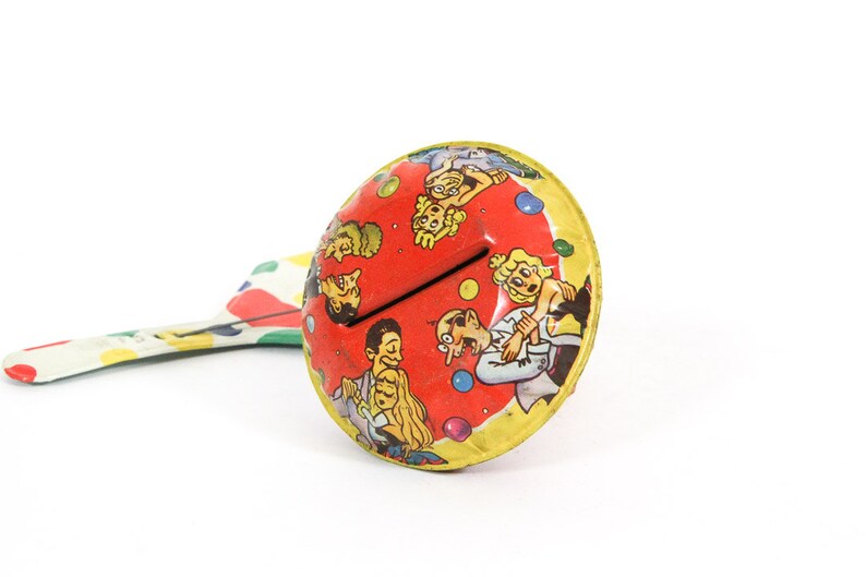 Vintage Tin Novelty Noise Makers Party Favors Birthday Party Etsy