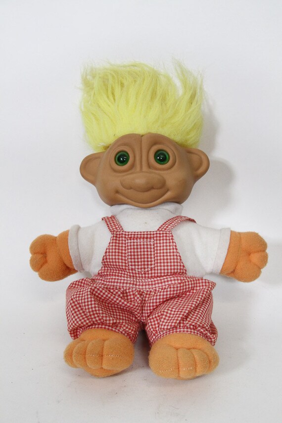 troll doll with yellow hair