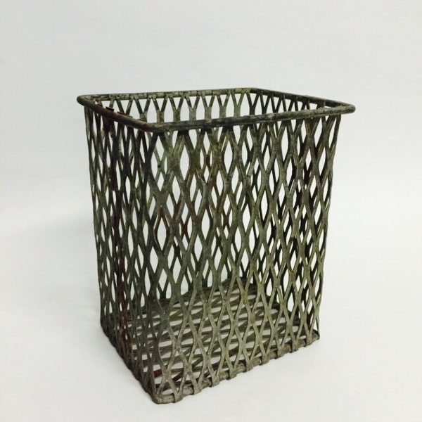 Industrial Metal Basket, Mesh Basket, Expanded Metal Basket, Industrial Waste Basket