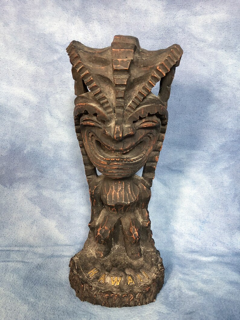 resin tiki statue