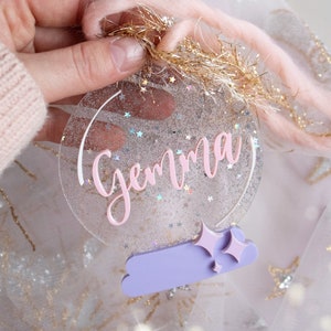 crystal ball halloween personalized fall party spooky custom gift tag basket tag decor