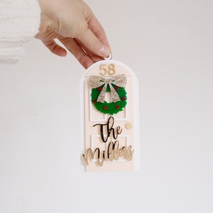 new home ornament, home sweet home, tree ornament, christmas ornament, personalized ornament, ornament, new home decor, christmas gift image 4