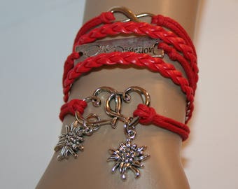 MULTI-ROW BRACELET, Chunky Bracelet, Amethyst Bracelet, Gift For Wife, Simple Bracelet, Adjustable Bracelet, Sister Bracelet,