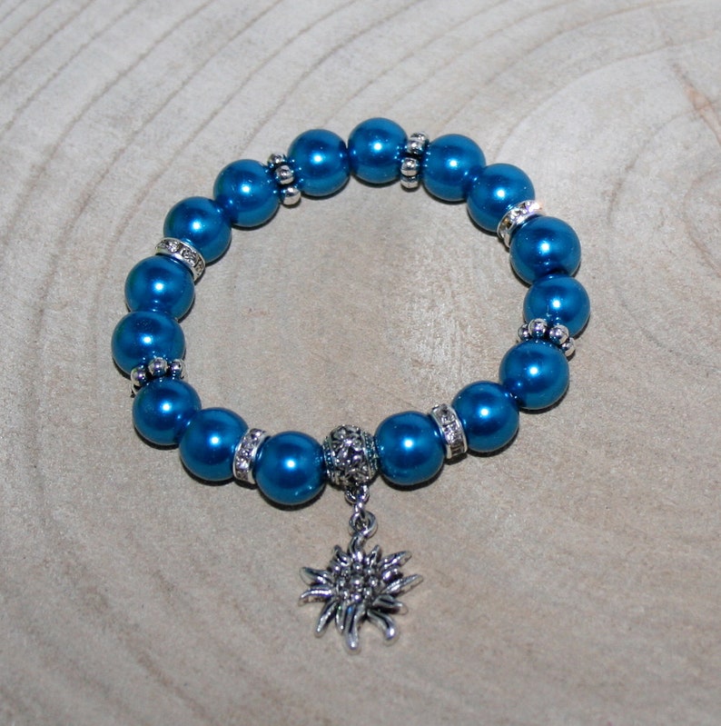 Edelweiss bracelet pearl-bracelet traditional jewelry