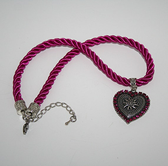 Heart cord necklace - Accessories - Women