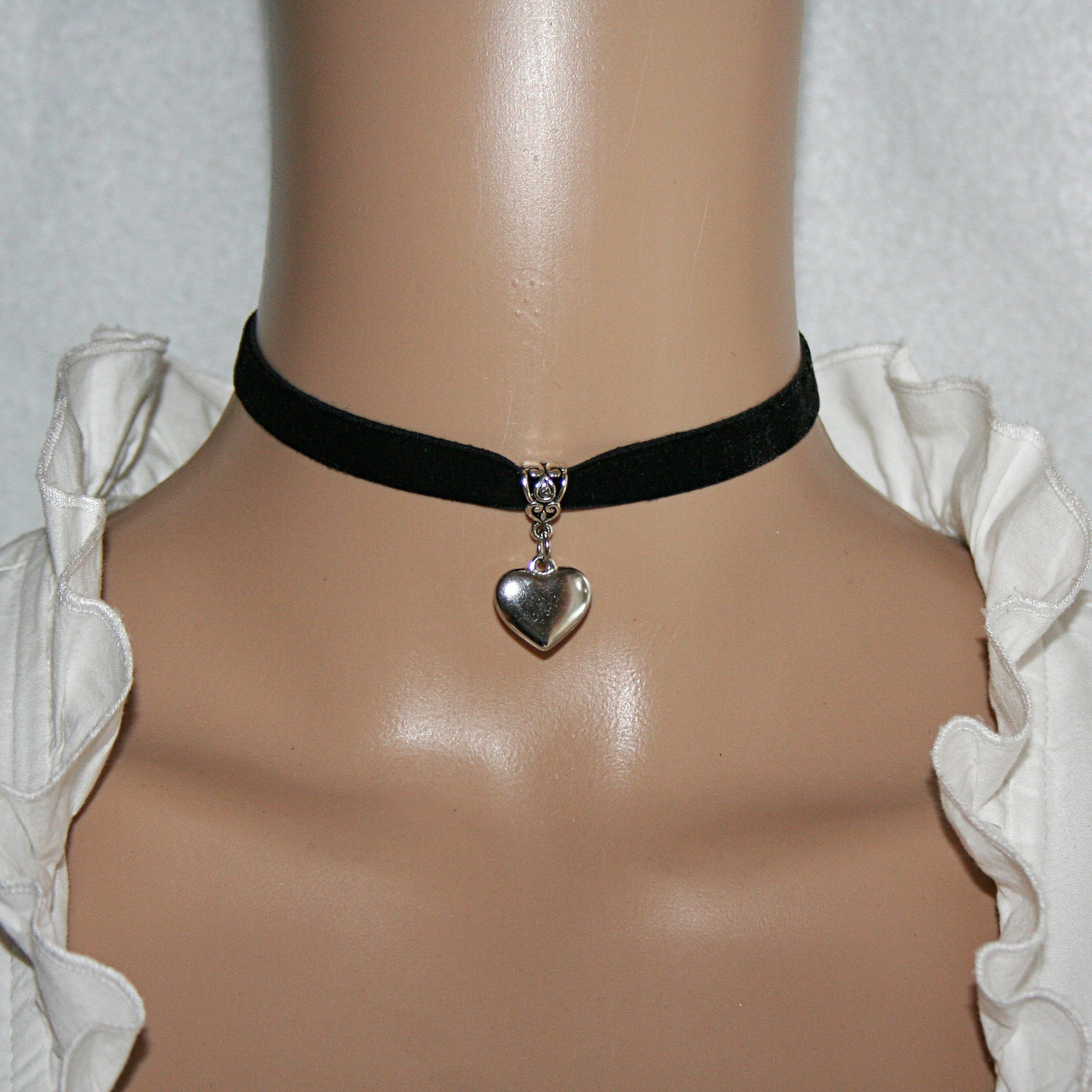 Black Choker Necklace For Women Adjustable Layered Velvet - Temu