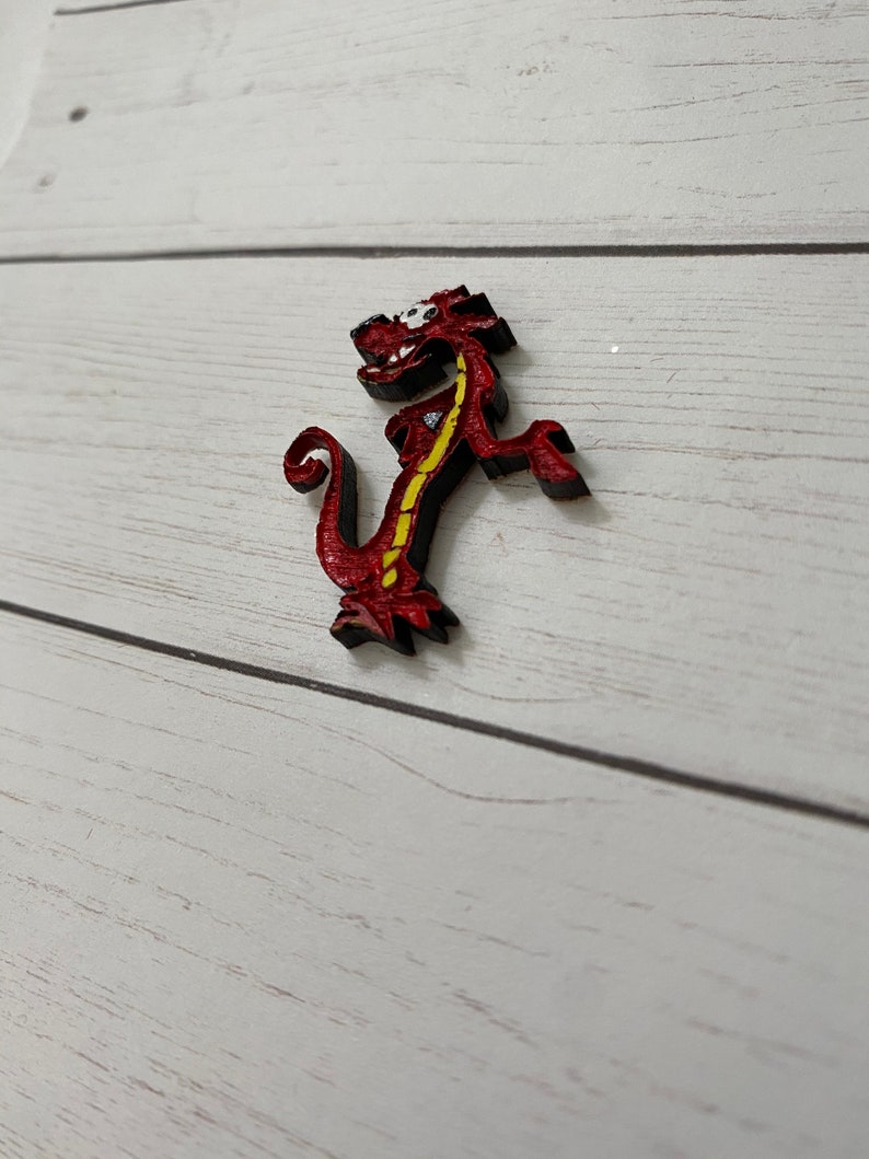 Mini Mushu Inspired Brooch