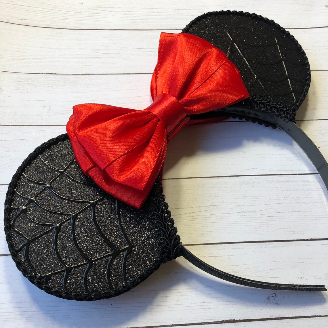 Black Widow Inspired Mouse Ears Etsy