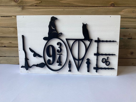 Harry Potter Themed Love Sign Il_570xn